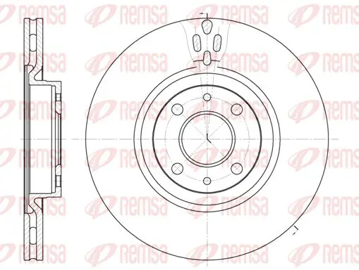 Handler.Part Brake disc KAWE 631611 1