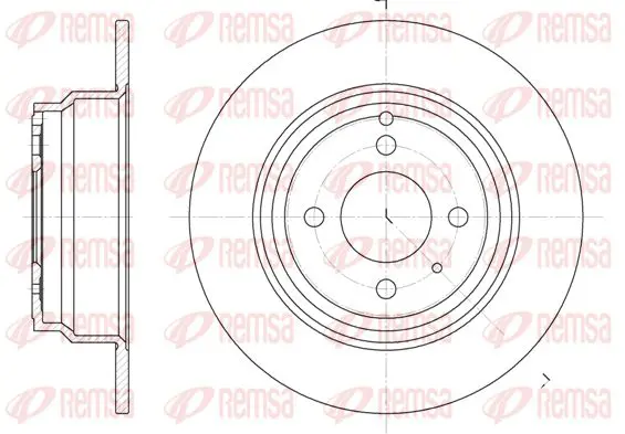 Handler.Part Brake disc KAWE 633500 1