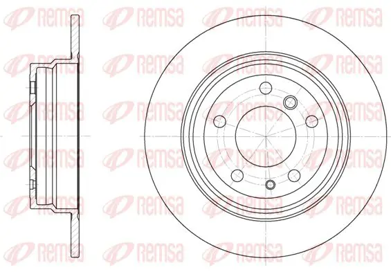 Handler.Part Brake disc KAWE 634200 1