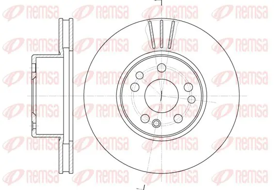 Handler.Part Brake disc KAWE 635110 1