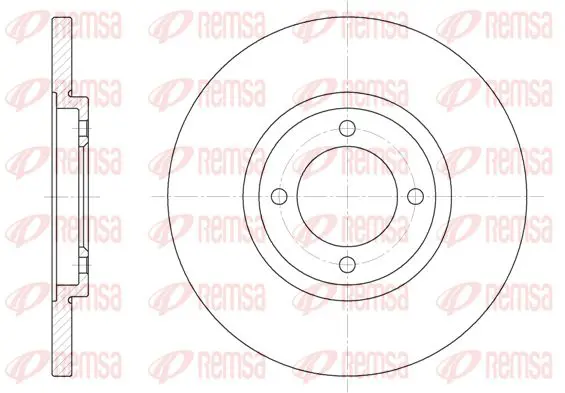 Handler.Part Brake disc KAWE 636200 1