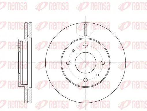 Handler.Part Brake disc KAWE 639110 1