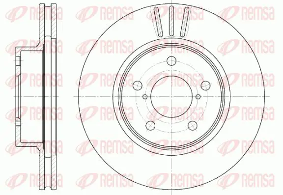 Handler.Part Brake disc KAWE 639710 1