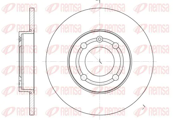 Handler.Part Brake disc KAWE 641800 1