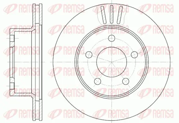 Handler.Part Brake disc KAWE 647510 1