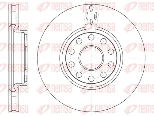 Handler.Part Brake disc KAWE 647910 1