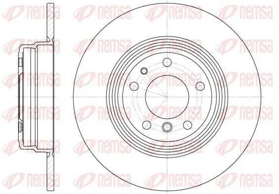 Handler.Part Brake disc KAWE 651000 1