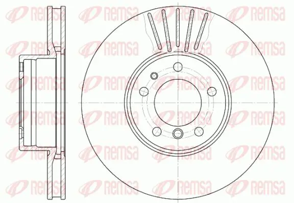 Handler.Part Brake disc KAWE 651110 1