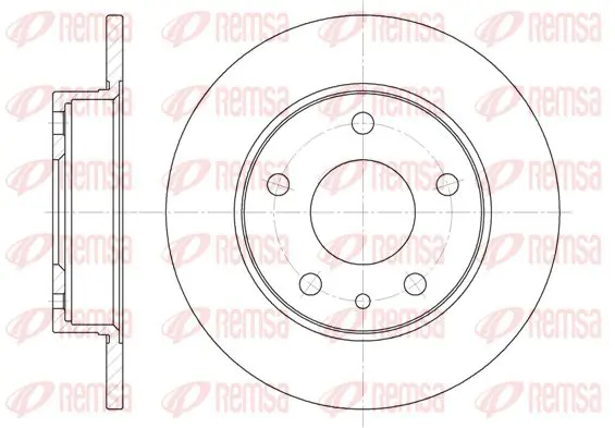 Handler.Part Brake disc KAWE 651600 1