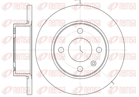 Handler.Part Brake disc KAWE 653800 1