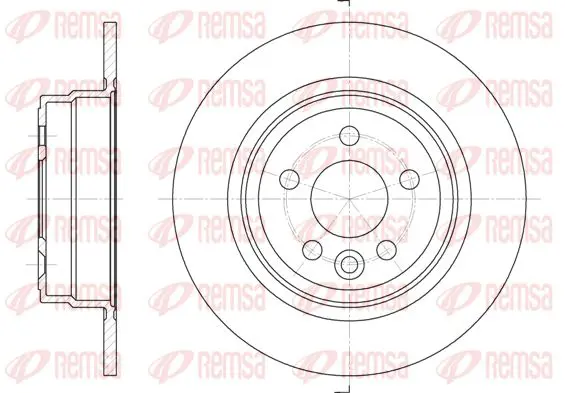 Handler.Part Brake disc KAWE 661500 1