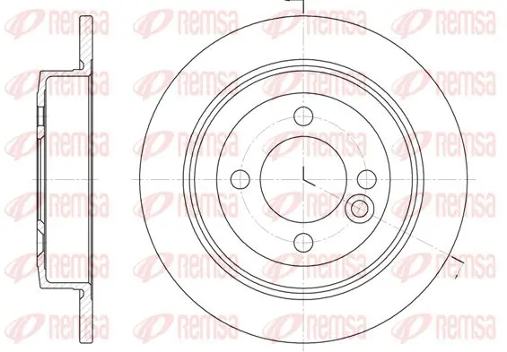 Handler.Part Brake disc KAWE 662900 1