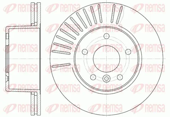 Handler.Part Brake disc KAWE 663810 1