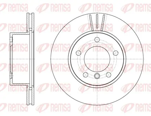 Handler.Part Brake disc KAWE 665110 1