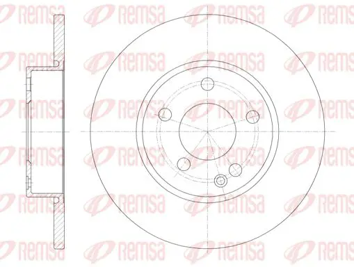 Handler.Part Brake disc KAWE 667400 1