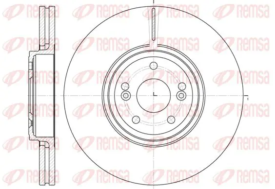 Handler.Part Brake disc KAWE 669510 1