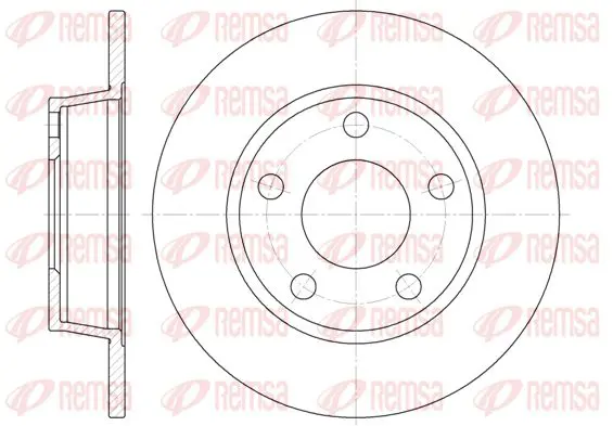 Handler.Part Brake disc KAWE 672300 1