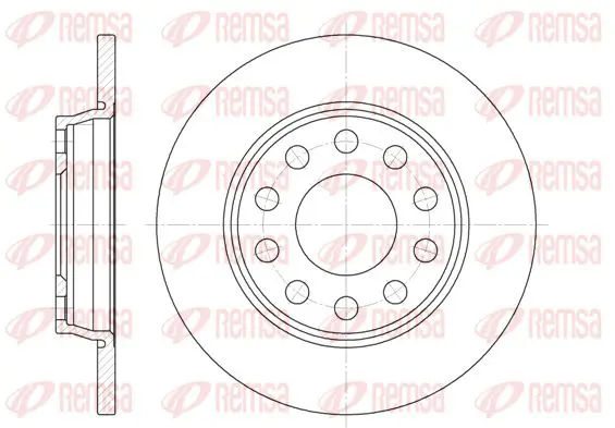 Handler.Part Brake disc KAWE 673100 1