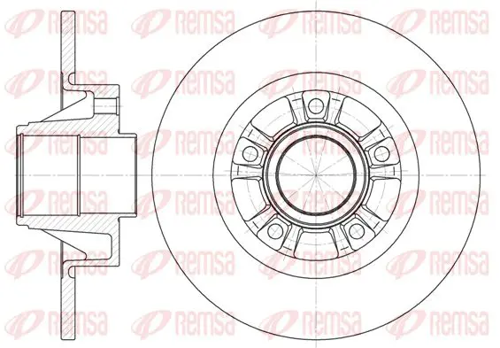 Handler.Part Brake disc KAWE 673300 1