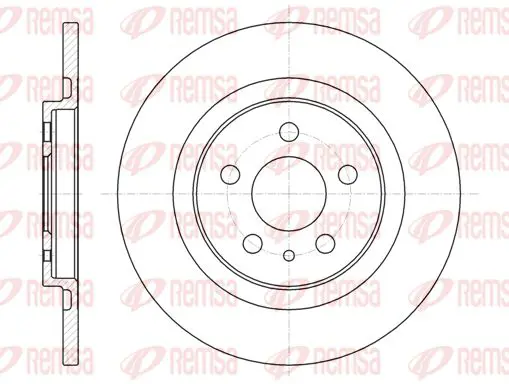 Handler.Part Brake disc KAWE 673600 1