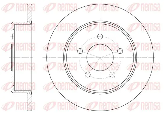 Handler.Part Brake disc KAWE 674600 1