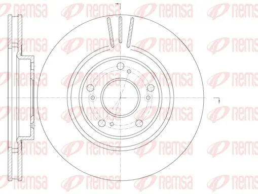 Handler.Part Brake disc KAWE 676310 1