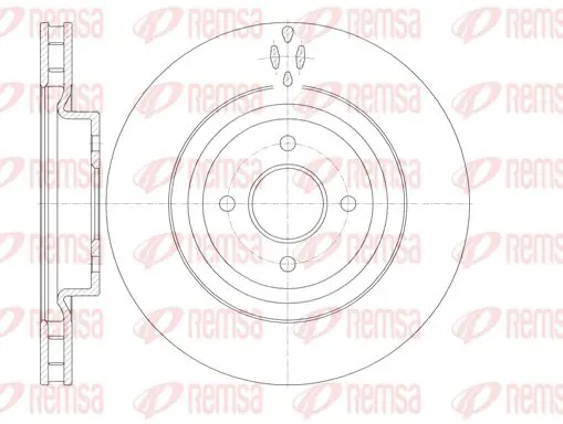 Handler.Part Brake disc KAWE 677110 1