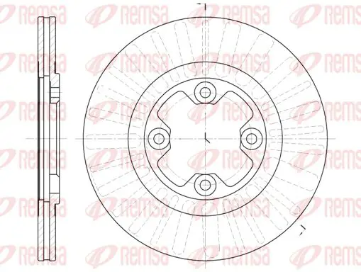 Handler.Part Brake disc KAWE 679210 1