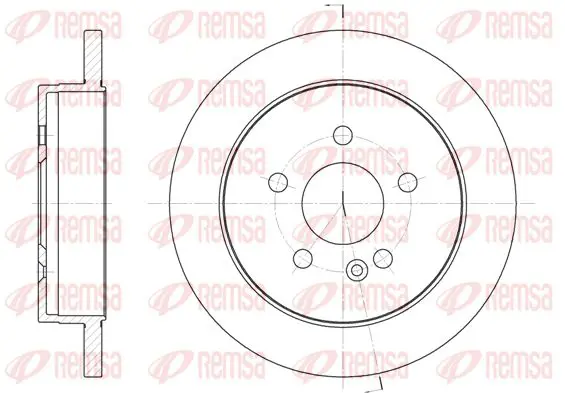 Handler.Part Brake disc KAWE 679900 1