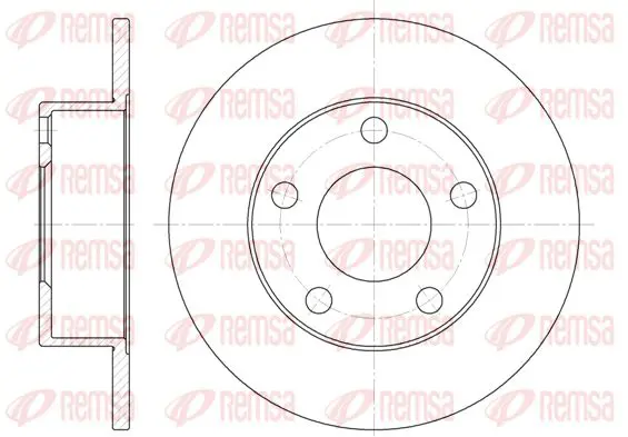 Handler.Part Brake disc KAWE 680300 1