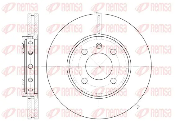 Handler.Part Brake disc KAWE 682610 1