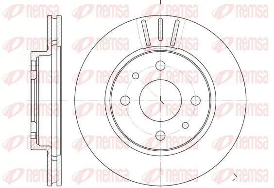 Handler.Part Brake disc KAWE 682910 1