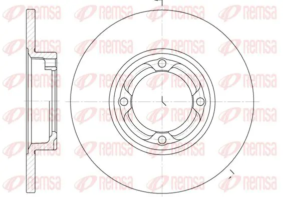 Handler.Part Brake disc KAWE 683200 1