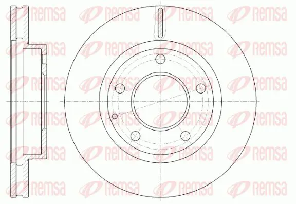 Handler.Part Brake disc KAWE 684110 1