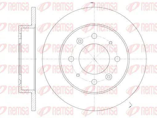 Handler.Part Brake disc KAWE 687400 1