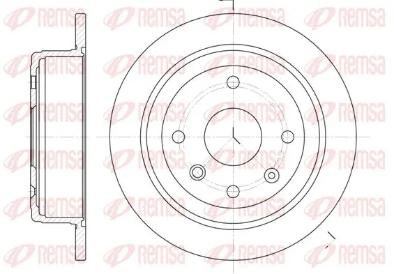 Handler.Part Brake disc KAWE 687600 1