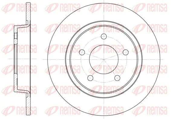 Handler.Part Brake disc KAWE 688000 1