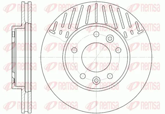 Handler.Part Brake disc KAWE 688510 1