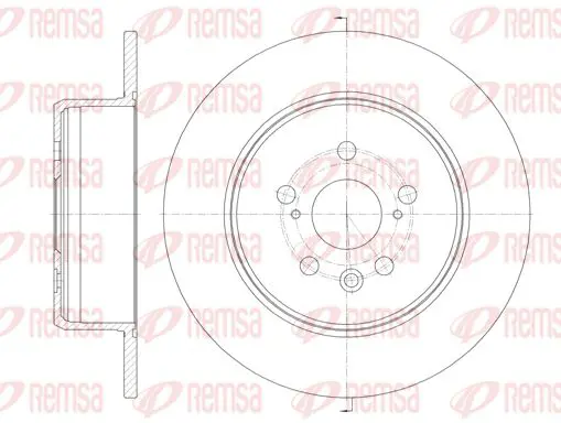 Handler.Part Brake disc KAWE 691000 1