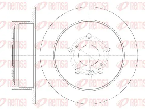 Handler.Part Brake disc KAWE 691100 1