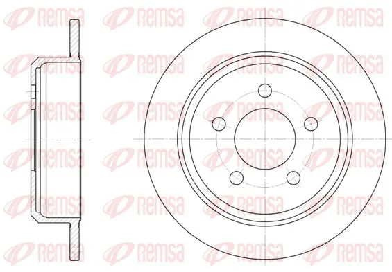 Handler.Part Brake disc KAWE 691300 1