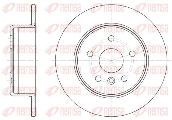 Handler.Part Brake disc KAWE 691400 1