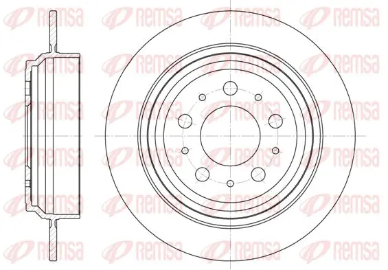 Handler.Part Brake disc KAWE 692400 1