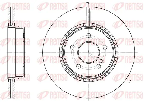 Handler.Part Brake disc KAWE 692910 1