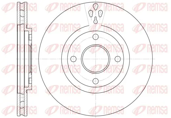 Handler.Part Brake disc KAWE 693410 1