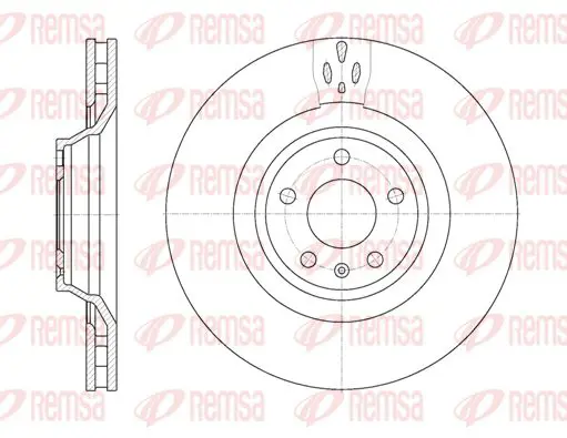 Handler.Part Brake disc KAWE 694210 1