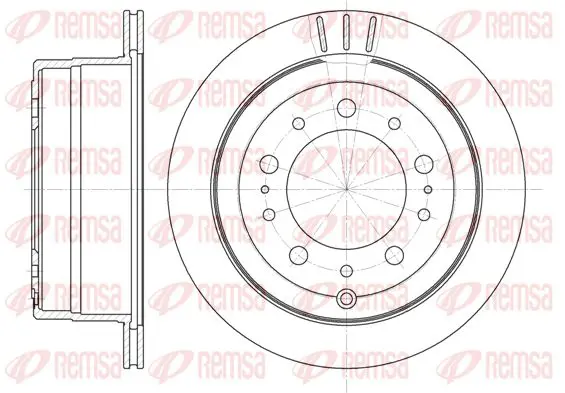 Handler.Part Brake disc KAWE 694810 1