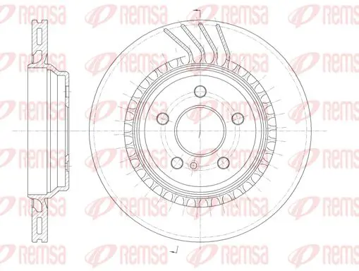 Handler.Part Brake disc KAWE 696310 1