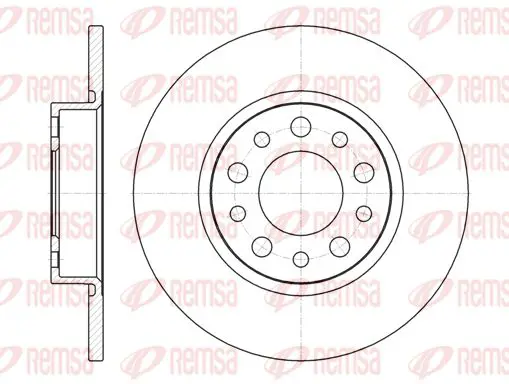 Handler.Part Brake disc KAWE 696700 1