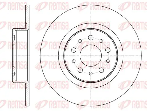 Handler.Part Brake disc KAWE 696800 1